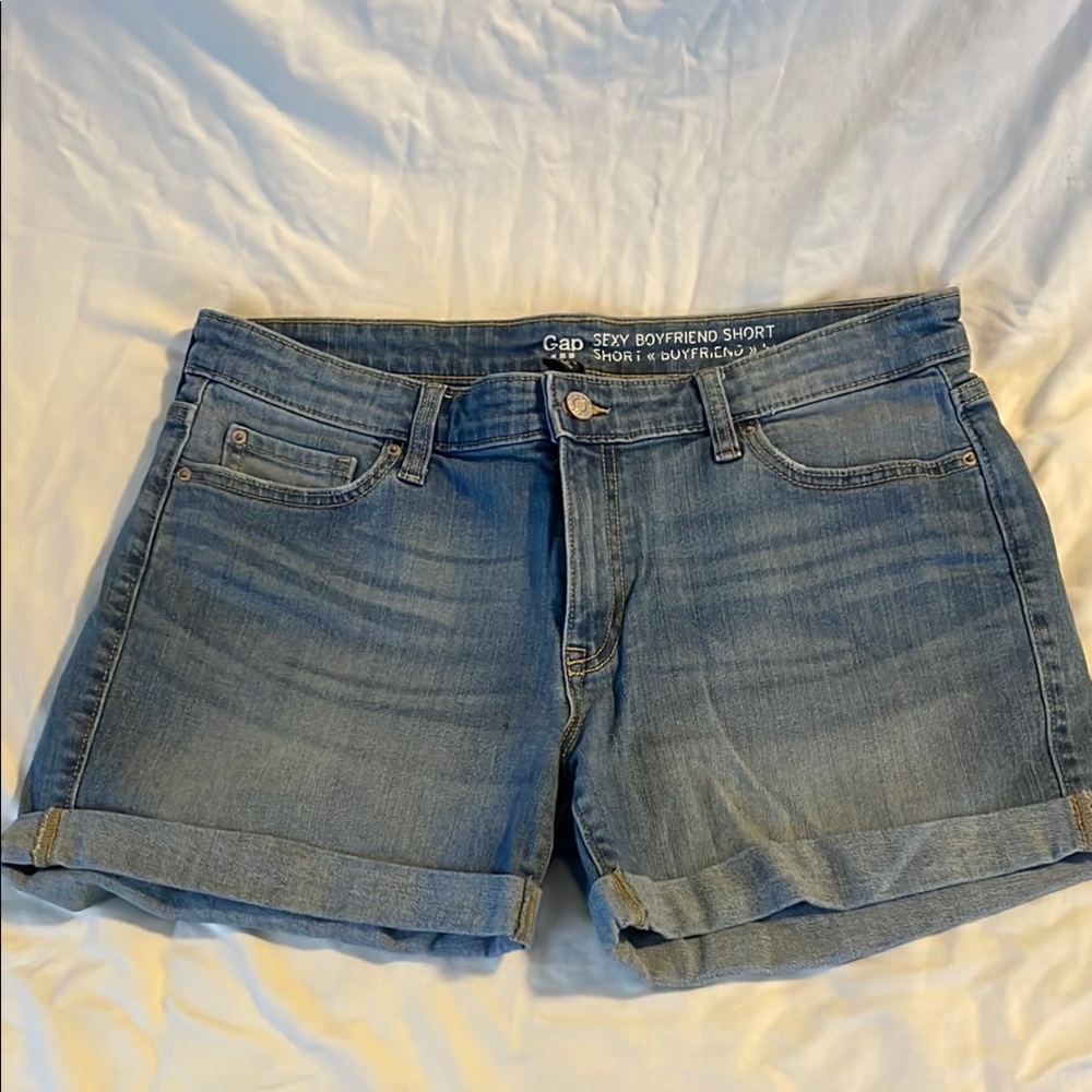 GAP Blue Jean Shorts size 8